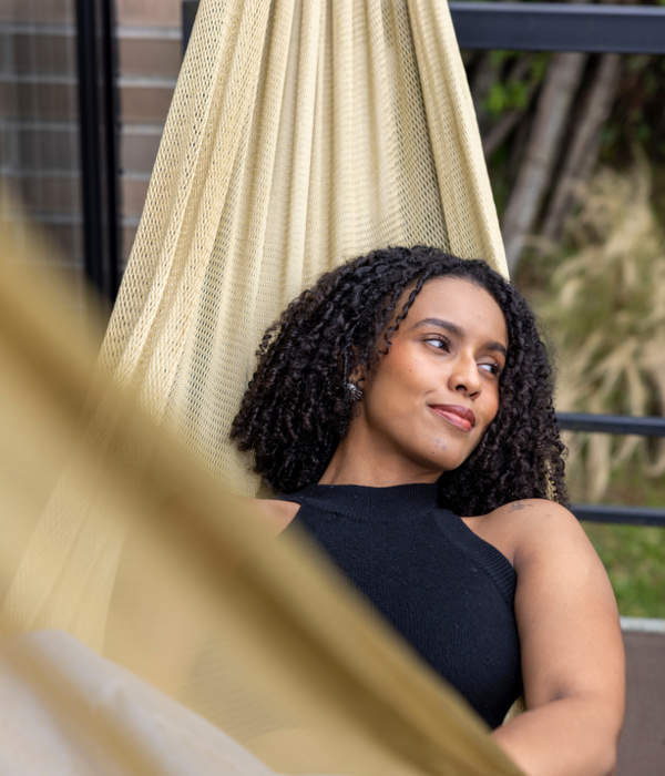 Hamaca Doble para Interiores y Exteriores | Arena - Beige