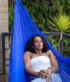 Hamaca Doble para Interiores y Exteriores | Azul