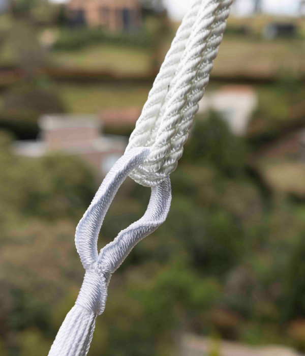 Hamaca Doble para Interiores y Exteriores | Blanca