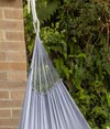 Hamaca Doble para Interiores y Exteriores | Gris Plata