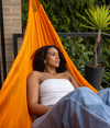 Hamaca Doble para Interiores y Exteriores | Naranja