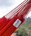 Hamaca Doble para Interiores y Exteriores | Roja Cobriza