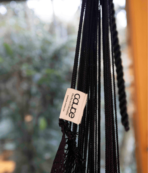 Hamaca Silla Bourbon - Negro