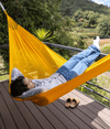 Hamaca Doble para Interiores y Exteriores | Amarilla