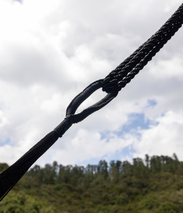 Hamaca Doble para Interiores y Exteriores | Negra